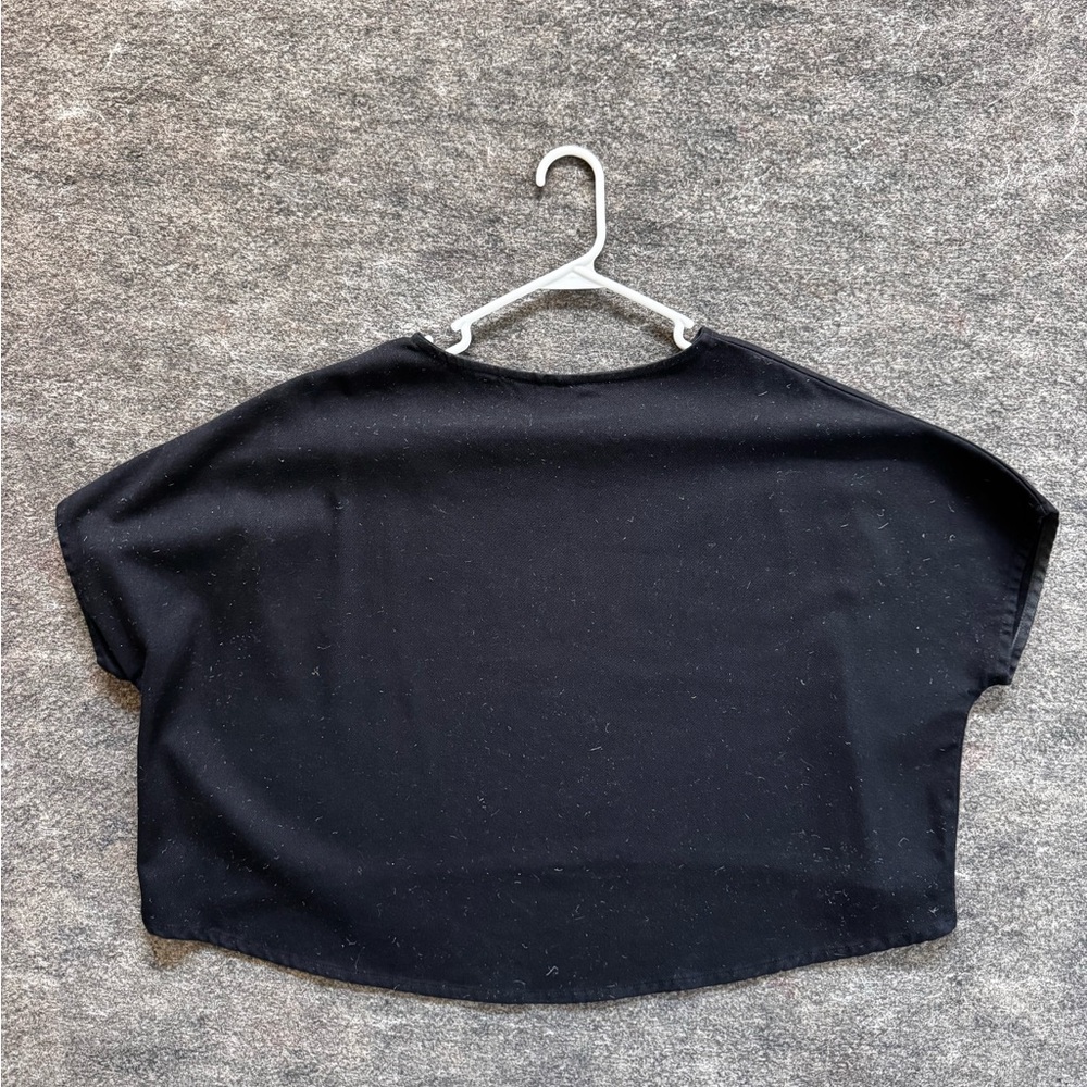 Elizabeth Suzann Black Short Boxy Top